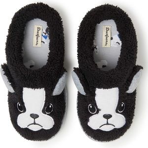 Dearfoams Kids Dog Slippers size 9-10 NWT